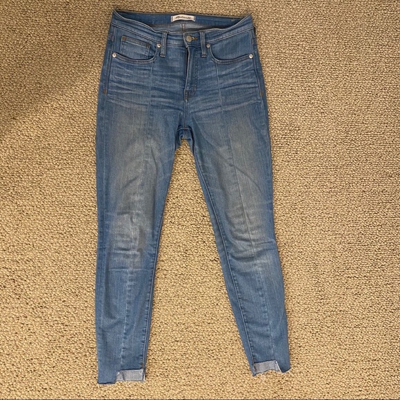 Madewell Denim - Madwell Step Up Hem Jean Light Wash